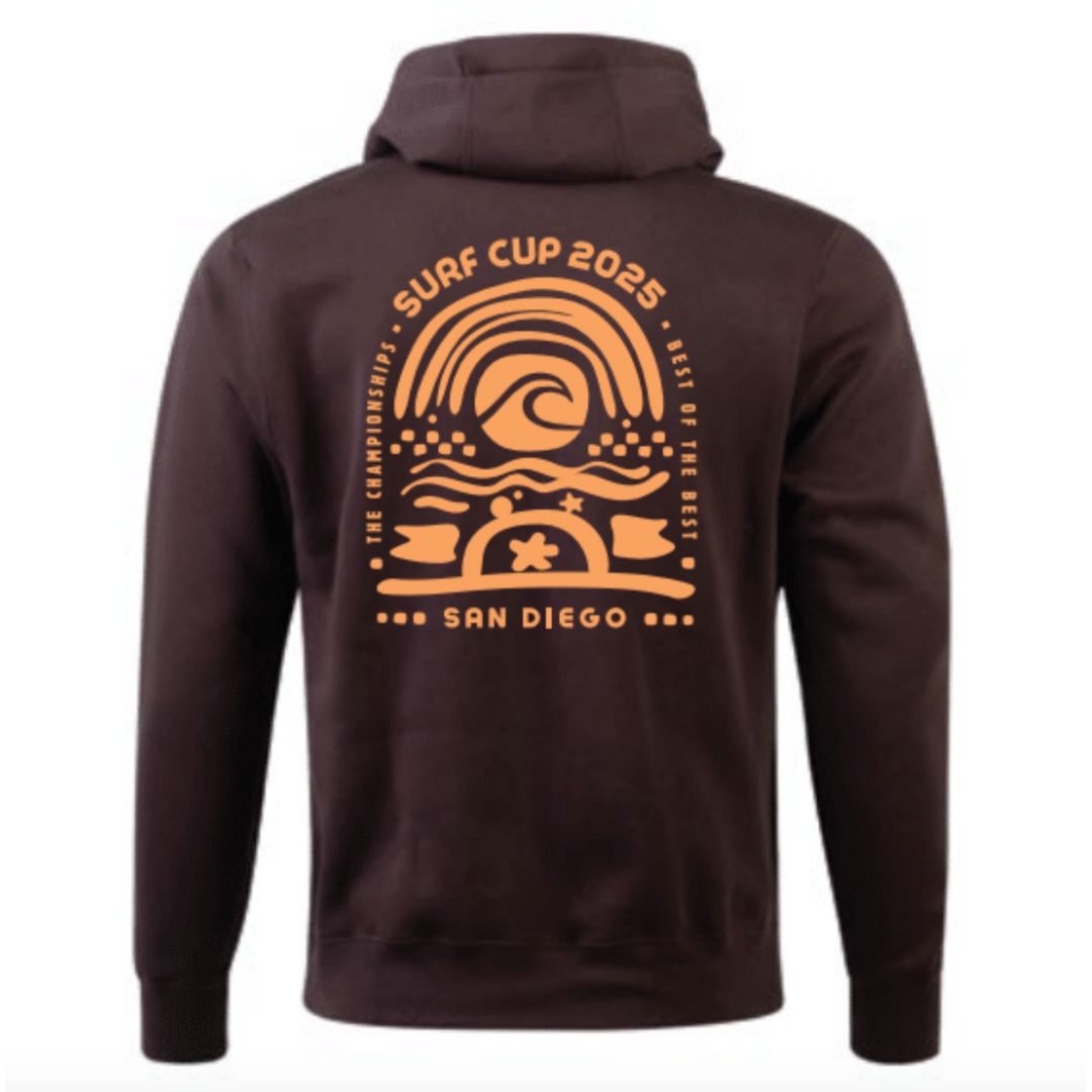 Brown Youth Hood - SD Arch Puff