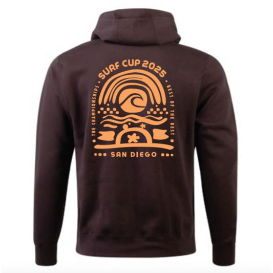 Brown Youth Hood - SD Arch Puff